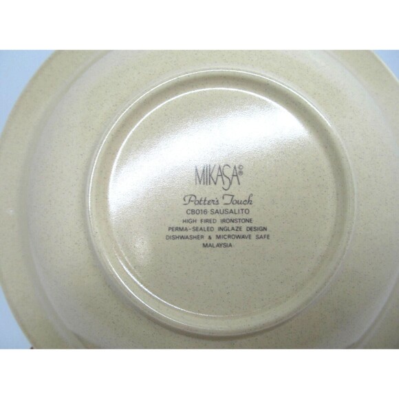 Mikasa Potter's Touch Sausalito Soup Bowls 8.25" Discontinued Pattern set of 4 - Picture 10 of 12